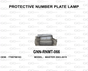 PROTECTIVE NUMBER PLATE LAMP