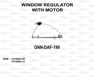 WINDOW REGULATOR WITH MOTOR