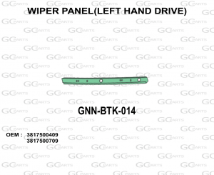 WIPER PANEL(LEFT HAND DRIVE)