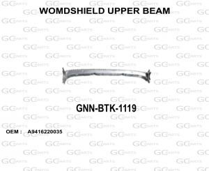 WOMDSHIELD UPPER BEAM