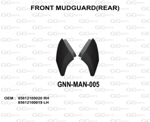 FRONT MUDGUARD(REAR)