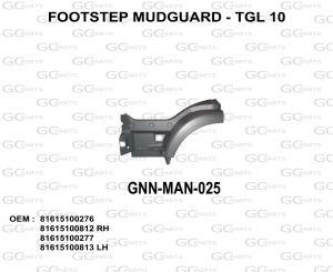 FOOTSTEP MUDGUARD - TGL 10