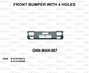 FRONT BUMPER WITH 4 HOLES