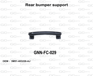 Rear bumper support