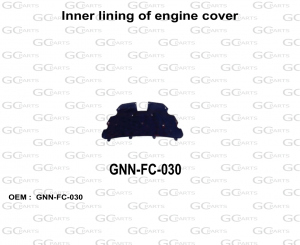Inner lining of engine cover