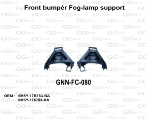 Front bumper Fog-lamp support