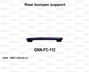 Rear bumper support