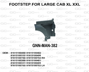 FOOTSTEP FOR LARGE CAB XL XXL