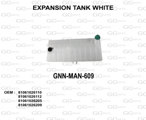 EXPANSION TANK WHITE