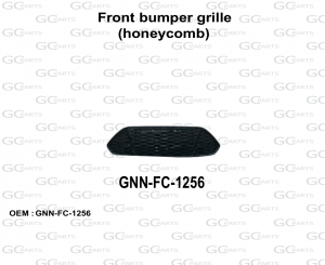 Front bumper grille (honeycomb)