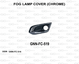 FOG LAMP COVER (CHROME)
