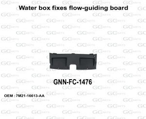 water box fixes flow-guiding board