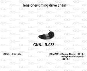 Tensioner-timing drive chain
