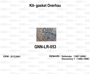 Kit- gasket Overhaul