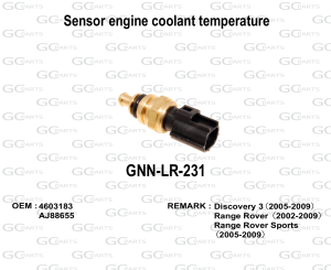 Sensor engine coolant temperature