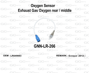 Oxygen Sensor Exhaust Gas Oxygen rear / middle