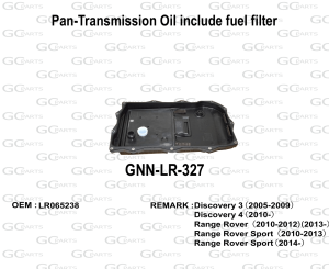Pan-Transmission Oil include fuel filter