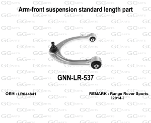 Arm-front suspension standard length part