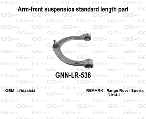 Arm-front suspension standard length part