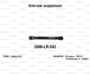 Arm-rear suspension
