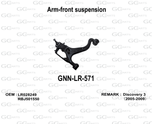 Arm-front suspension