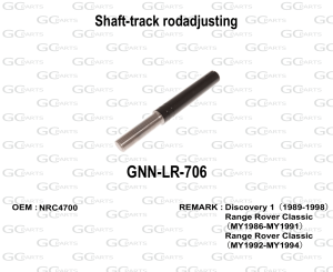 Shaft-track rodadjusting